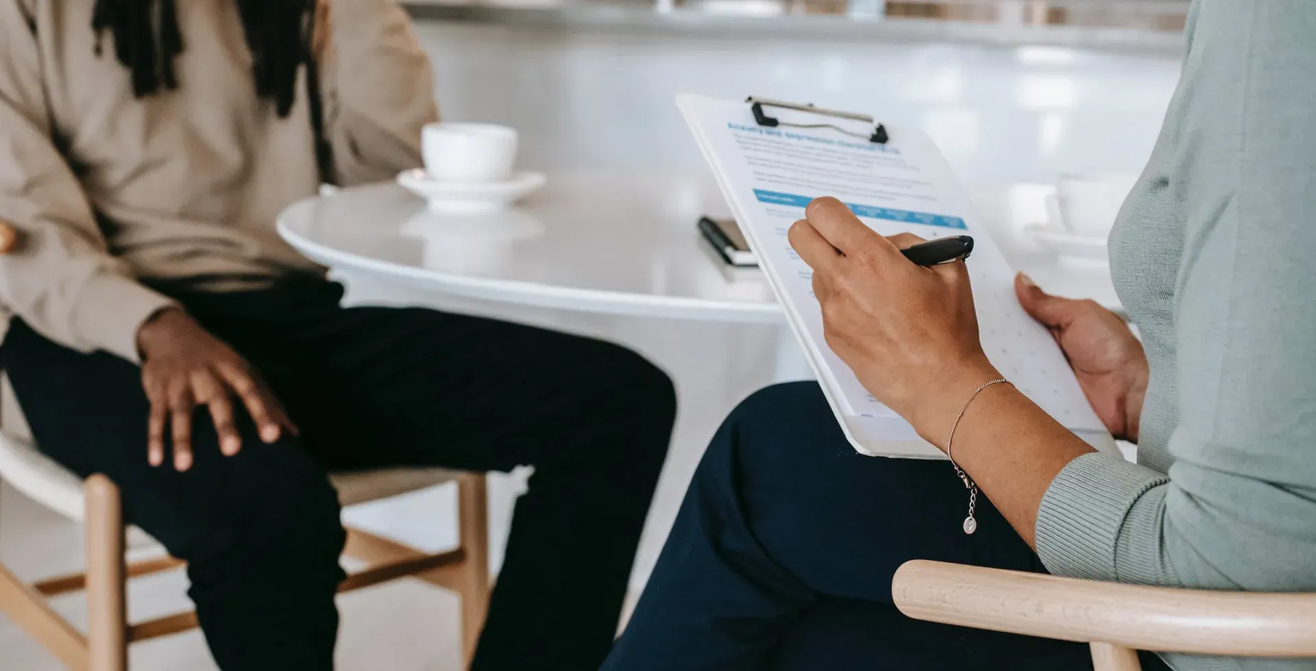 In-depth reference check interview and candidate assessment