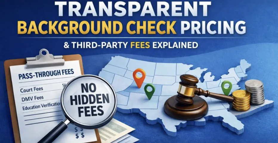 Transparent Background Check Pricing & Third-Party Fees