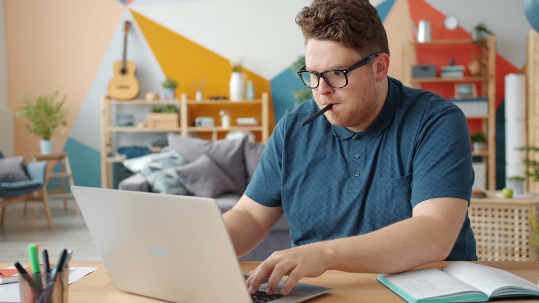 Quiet home workspace, representing privacy and confidentiality for your personal check.