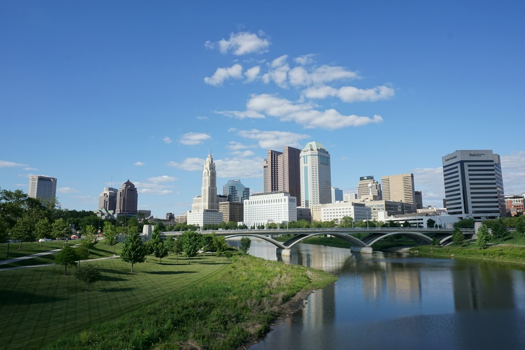 Columbus skyline in Ohio